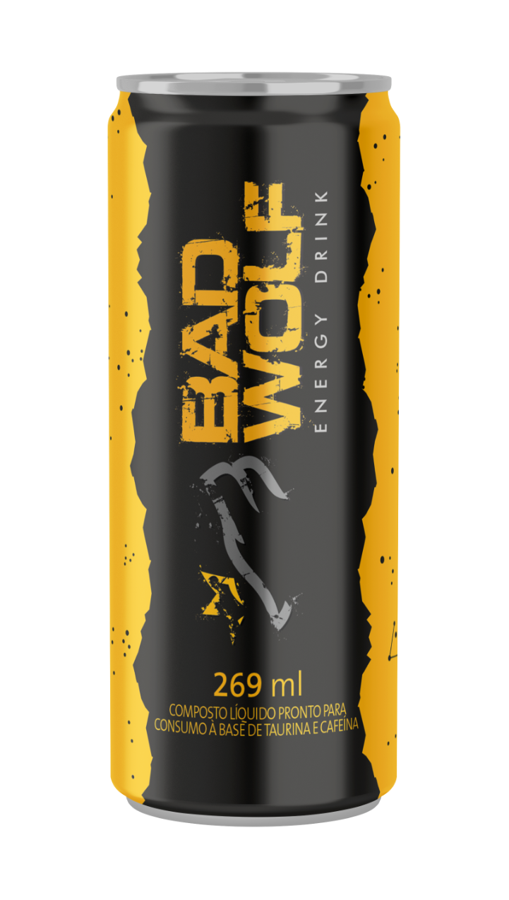 01. Bad Wolf Energy Drink Original - Lata 269ml